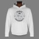 Sweat bianco a cappuccio - HAMAC University