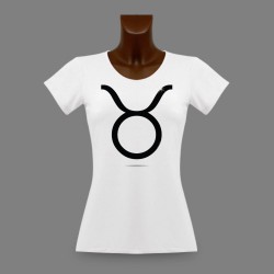 Slim Frauen T-shirt - Sternbild Stier