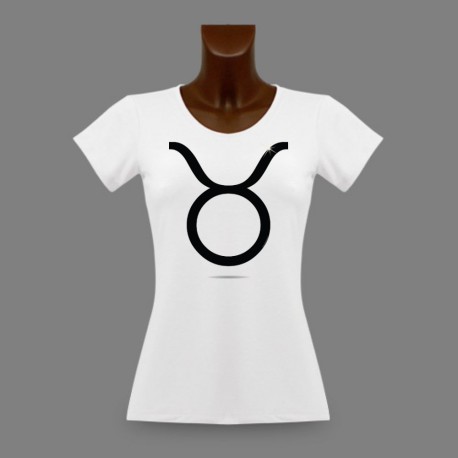 Slim Frauen T-shirt - Sternbild Stier