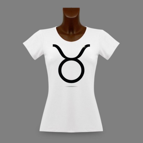 Slim Frauen T-shirt - Sternbild Stier
