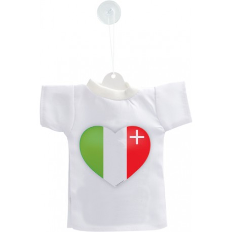 Mini T-shirt - Cuore di Neuchâtel, per automobile