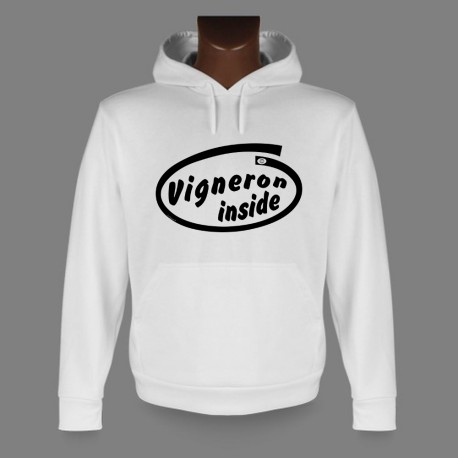 Kapuzen-Sweatshirt - Vigneron inside