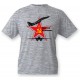 Fighter Aircraft T-shirt - MiG-29 Fulcrum - Color version, Ash Heater