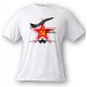 T-shirt avion de combat - MiG-29 Fulcrum - version couleur, White