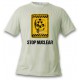 T-shirt - Stop Nuclear - Nuclear Skull, November White