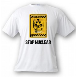 T-shirt - Stop Nuclear - Nuclear Skull, White