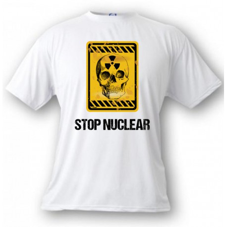 T-shirt - Stop Nuclear - Nuclear Skull, White