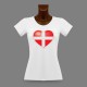 Donna slim T-shirt - Cuore Savoyard
