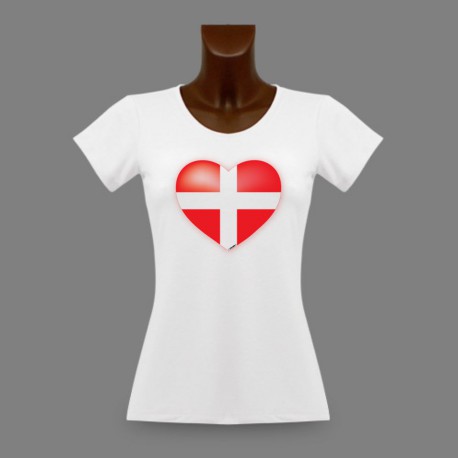 Frauen Slim T-shirt - Savoyer Herz