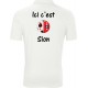 Polo shirt homme football - Ici c'est Sion, Au Dos