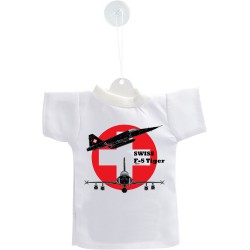 Mini T-shirt - aereo da caccia - Swiss F-5 Tiger - versione colore, per automobile