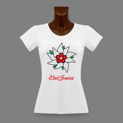 Donna slim T-shirt - EdelSwiss