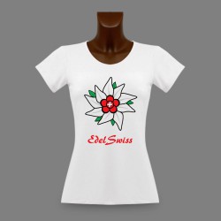 Donna slim T-shirt - EdelSwiss