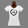 T-Shirt vaudois slim dame - Coeur VD