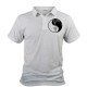 Herren Polo - Tribal Wolf Kopf, Vorne