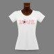 Donna slim T-shirt - Love Swiss Edelweiss
