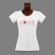 Frauen Slim T-shirt - Love Swiss Edelweiss