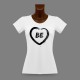 Women's Bern slinky T-Shirt -  BE Heart