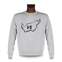 Herren Sweatshirt - Walliser Bürsten Grenzen, Ash Heater
