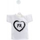 Mini T-Shirt Fribourgeois - Coeur FR- pour votre voiture