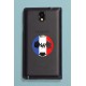 Sticker - pallone di calcio francese, per automobile, notebook o smartphone