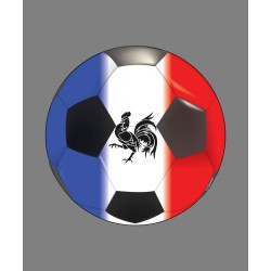 Car, Notebook or Smartphone Sticker - French soccer ball