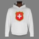 Kapuzen-Sweatshirt - Schweizer Wappen