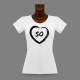Frauen Solothurner Slim T-shirt - SO Herz
