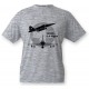 Bambini T-shirt - aereo da caccia - Swiss F-5 Tiger, Ash Heater