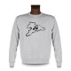Herren Sweatshirt - Jura Bürsten Grenzen, Ash Heater