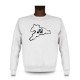 Herren Sweatshirt - Jura Bürsten Grenzen, White