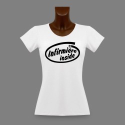 Women's slim T-Shirt - Infirmière Inside