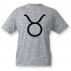 T-Shirt astrologique - Signe du Taureau - pour homme ou femme, Ash Heater