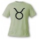 T-Shirt astrologique - Signe du Taureau - pour homme ou femme, Alpine Spruce