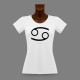 Donna slim T-shirt - segno astrologico Cancro