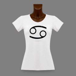 Donna slim T-shirt - segno astrologico Cancro
