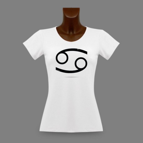 Women's slim T-shirt - Cancer astrological sign