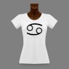 Women's slim T-shirt - Cancer astrological sign