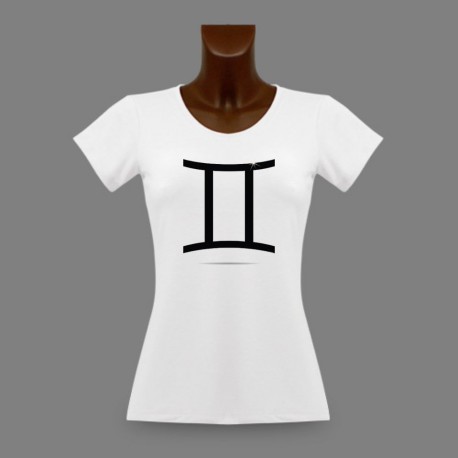 Donna slim T-shirt - segno astrologico Gemelli