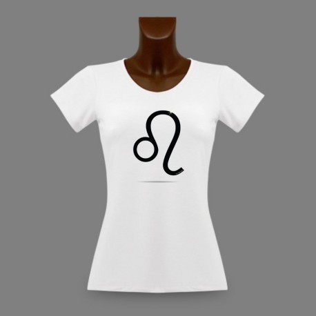 Women's slim T-shirt - astrological sign - Lion