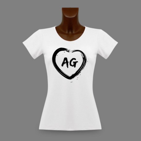 Women's Aargau slinky T-Shirt -  AG Heart