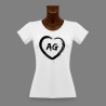 Donna Argovia slim T-shirt - Cuore AG