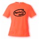 Uomo Funny T-Shirt - Parisien Inside, Safety Orange