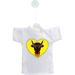 Mini T-shirt - Cuore Uri, per automobile