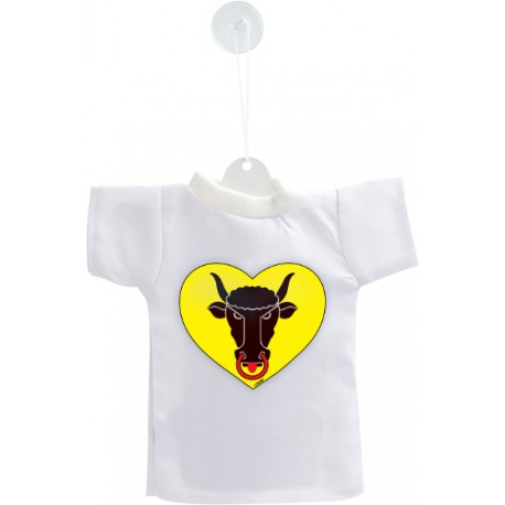 Mini T-shirt - Cuore Uri, per automobile