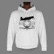 Donna o uomo Sweat bianco a cappuccio - aereo da caccia - F4U-1 Corsair