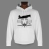 Women's or Men's Hooded Fighter Aircraft Sweatshirt - F4U-1 Corsair