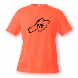 Women's or Men's T-Shirt - Neuchâtel brush borders, Safety Orange