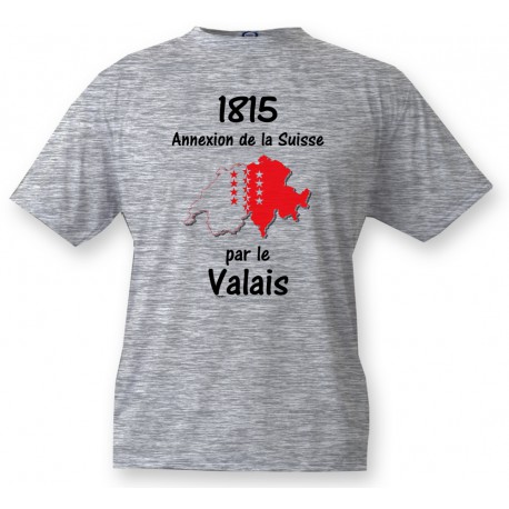 T-shirt enfant - Valais 1815, Ash Heater