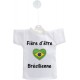Mini T-Shirt - Fière d'être Brésilienne - Autodekoration